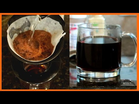 Coffee Pour Over with Melitta Single Cup Coffee Maker