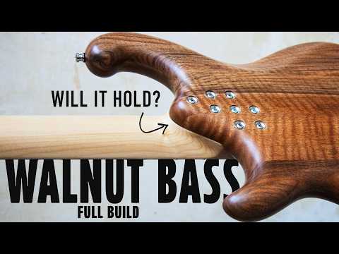 I built a Custom 5-String BASS Guitar (CNC Project)