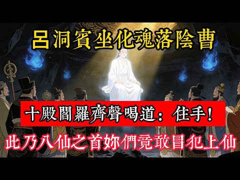 呂洞賓坐化魂落陰曹，黑白無常拿他問罪，十殿閻羅齊聲喝道：住手！此乃八仙之首，妳們竟敢冒犯上#立地成佛#念佛修行#因果正見#修行障礙化解#生死因果#佛学#佛教