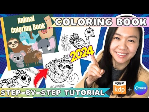 Create a Coloring Book to Sell on Amazon KDP using Canva - Step by Step Tutorial (2024)