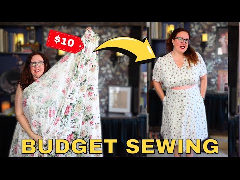 I spent $10 to make a plus size vintage dress