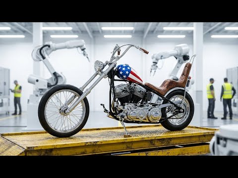 Inside the Build of the Legendary 1960s Captain America Chopper