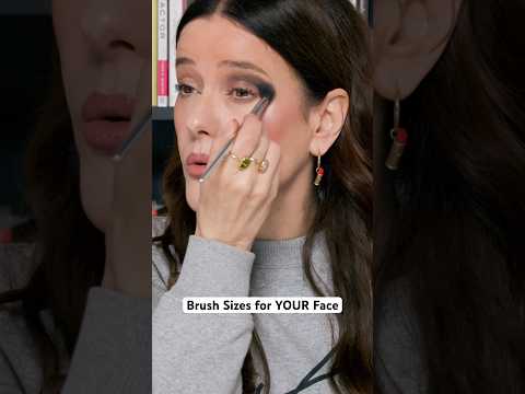 New Video! Quick Beginners Guide - Brush sizes for YOUR face✨🖌️ #lisaeldridgemakeup #lisaeldridge