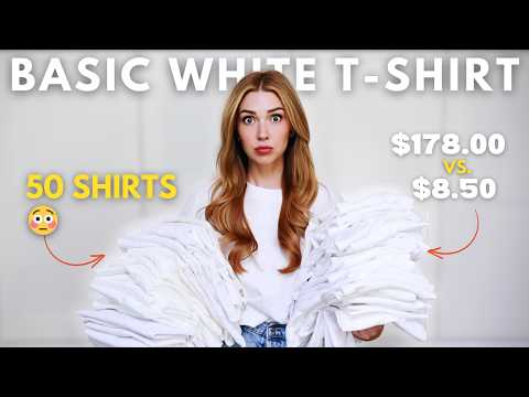 I tried 50 Basic White T-Shirts So You Donβt Have To (the Best One Shocked Me! π³)