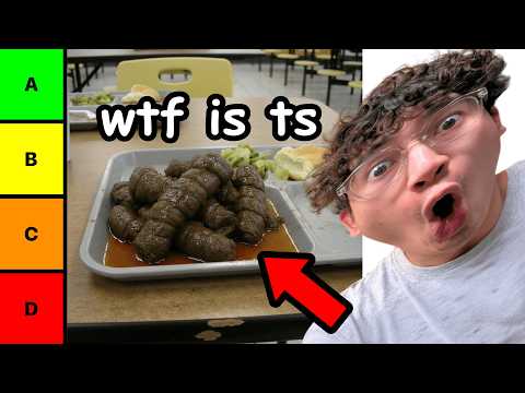 Ranking Your School Lunches (is this sh*t even legal??? 😭🙏)