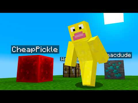 Hide and Seek as BLOCKS in Minecraft