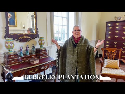 Inside BERKELEY PLANTATION w/ docent Tammy