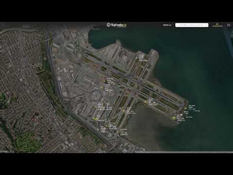 San Francisco KSFO Flightradar24 Livestream with Live Air Traffic Control 13/02/2026