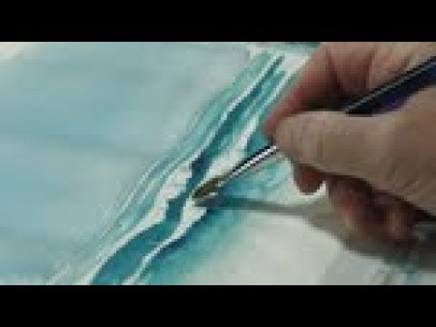 How to paint Crashing Waves In Watercolors - with Artist Sterling Edwards