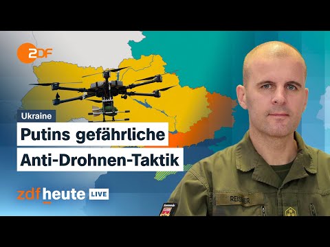 Wie Russland Drohnenpiloten angreift – Pokrowsk & Huljajpole | Oberst Reisner bei ZDFheute live