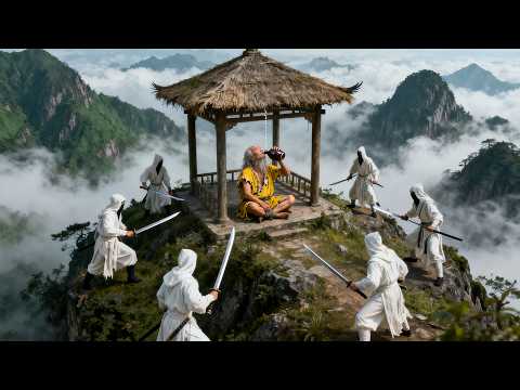 100 assassins besiege an old man, but a kung fu kid sweeps them all away with a single sword strike!