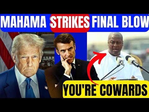BREAKING: MAHAMA DROP BOMBSHELL ! TRUMP NEVER EXPECTED THIS 😳