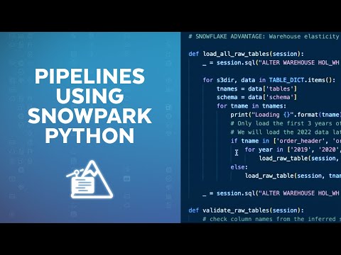 Data Engineering With Python In Snowflake