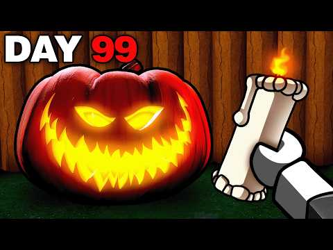 I Survived the HALLOWEEN UPDATE in 99 Nights in the Forest