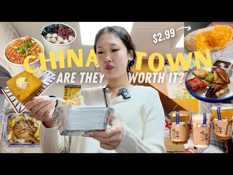 Trying ALL the VIRAL Food Spots in NYC CHINATOWN (are they worth the hype?)