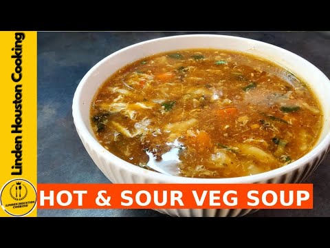 Hot & Sour Veg Soup Recipe | Spicy, Tangy & Healthy Homemade Soup