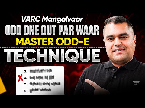 Master Odd One Out with ODD-E Technique for CAT 2025