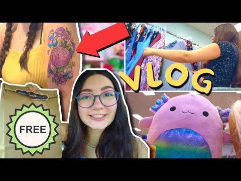 thrifting, new tattoo, birthday weekend! | vlog