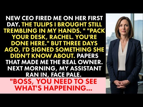 “The New CEO Fired Me on Day One… But She Didn’t Know I Was the Real Owner of the Company”