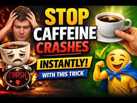 Stop Caffeine Crashes Instantly With This Simple Trick
