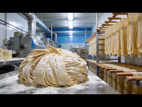 Inside the Artisan Pasta Factory – How Simple Wheat Becomes Elite Gastronomy Full Process