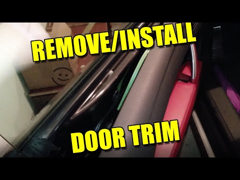How To Remove And Install Door Trim on Audi TT Mk2