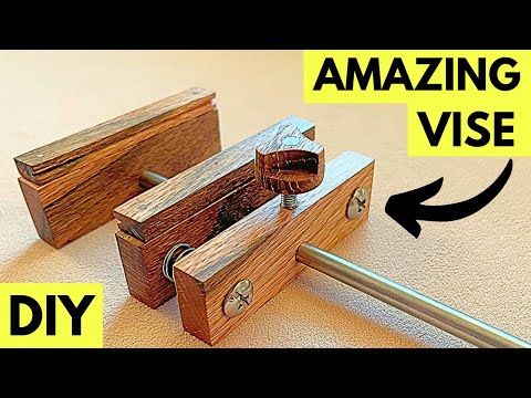 The Most Satisfying Tool You’ll Ever Use: DIY Wooden Stickvise #diytools #woodworking #electronic