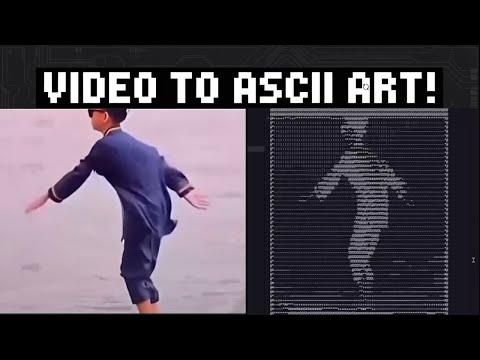 Turn Videos into ASCII Art | ASCII Video in terminal! 🖥️ #PythonTutorial #ASCIIArt #Coding #python