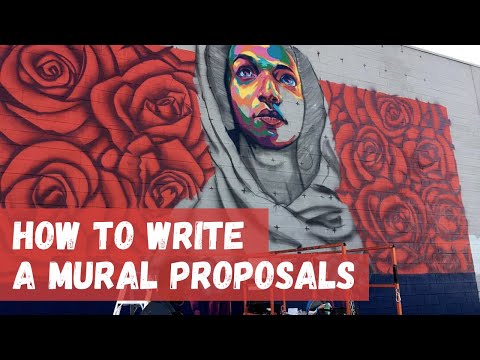 How to Write a Mural Proposal Letter for Painting Murals and Street Art