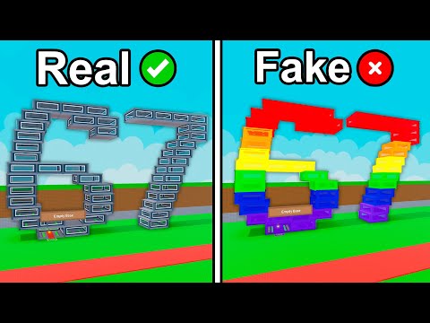 Testing REAL vs FAKE Hacks in Steal A Brainrot!