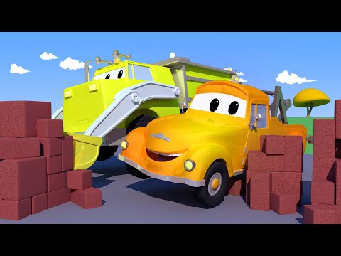Эвакуатор Том - АВАРИЯ с САМОСВАЛОМ Игорем! - Автомобильный Город  🚗 детский мультфильм