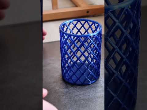 3d Printing Pen Holder: See page for more details on how to print!! #3d #3dprinting #3dprint #cool