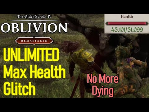 UNLIMITED HEALTH GLITCH, Survive Fights You Thought Impossible in Oblivion Remastered
