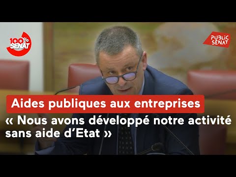 Aides publiques aux entreprises : audition de l'ancien PDG d'EDF