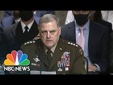 Gen. Milley Addresses Call With Chinese Official: My Task 'Was To De-escalate'
