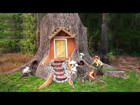 Survival Girl, I Built A House Incredible Private Modern Living Over 100 Years in 2025