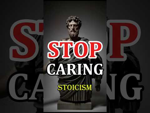 7 Stoic principles to MASTER THE ART OF NOT CARING AND LETTING GO | Stoicism