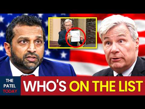 Kash Patel Said There Was No List | Whitehouse Counted 20 Names