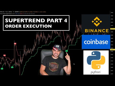 Supertrend 4 - CCXT Crypto Bot - Order Execution with Python