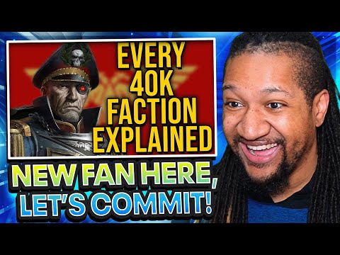 Every single Warhammer 40k Faction Explained | Part 1 | Reaction!