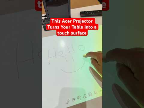 This Acer Projector Turns Your Table into a Touch Surface