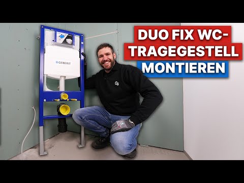 How to install the DUOFIX toilet support frame correctly - Tutorial