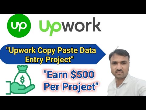 How to Get Data Entry Copy Paste Projects on Upwork | Step-by-Step Guide 2025 . Upwork freelance.