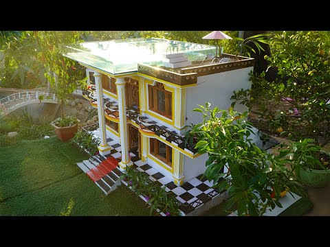 Design A Unique And Beautiful Two-Storey Small House.