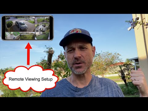 Security Camera System Remote Viewing Setup
