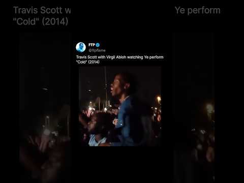 They're reacting the way I would #KanyeWest #TravisScott #VirgilAbloh