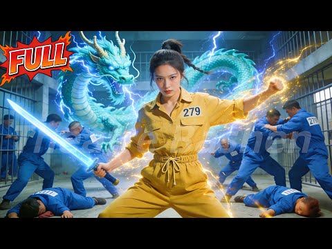 Détenue battue par un tyran à son arrivée… mais les terrasse tous d'un coup ! 💥#film #series