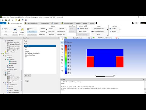 VOF simulation by Ansys | Collapse of Dam | Flow of two streams moving towards each other