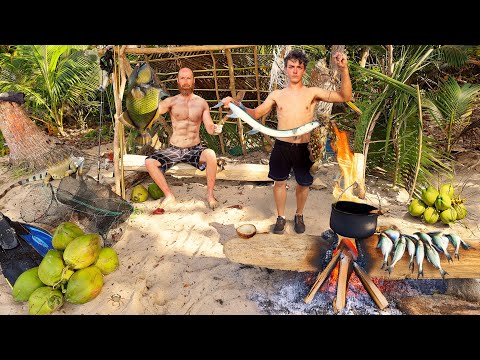 Survivor & Son - 9 DAYS Stranded on a Desert Island (in Central America)