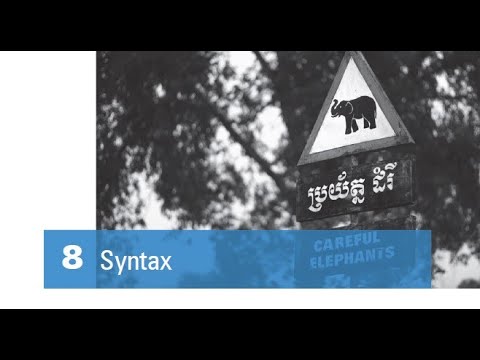 The Study of Language - Chapter 8: Syntax